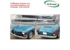 Volkswagen Karmann Ghia (1972-1974) bumpers by stainless steel new 