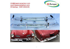 VW Karmann Ghia US Export style bumpers year (1970-1971) by stainless steel new 